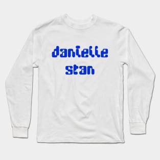 New Jeans Newjeans Danielle stan typography | Morcaworks Long Sleeve T-Shirt